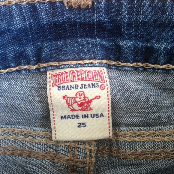 True Religion - Julie Big QT Skinny Blue Jeans - Picture 7 of 11